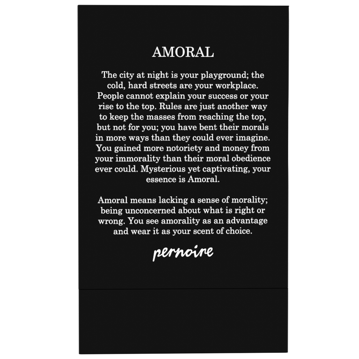 pernoire Amoral Extrait de Parfum Spray 50ml