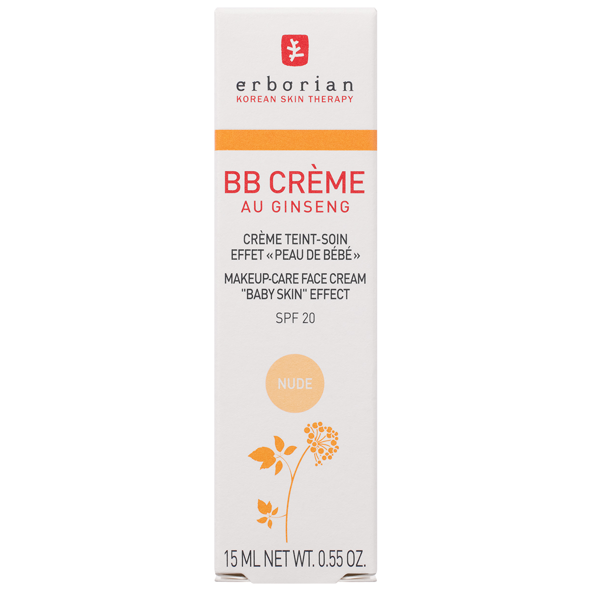 Erborian BB Creme Au Ginseng SPF 20 15ml - Nude