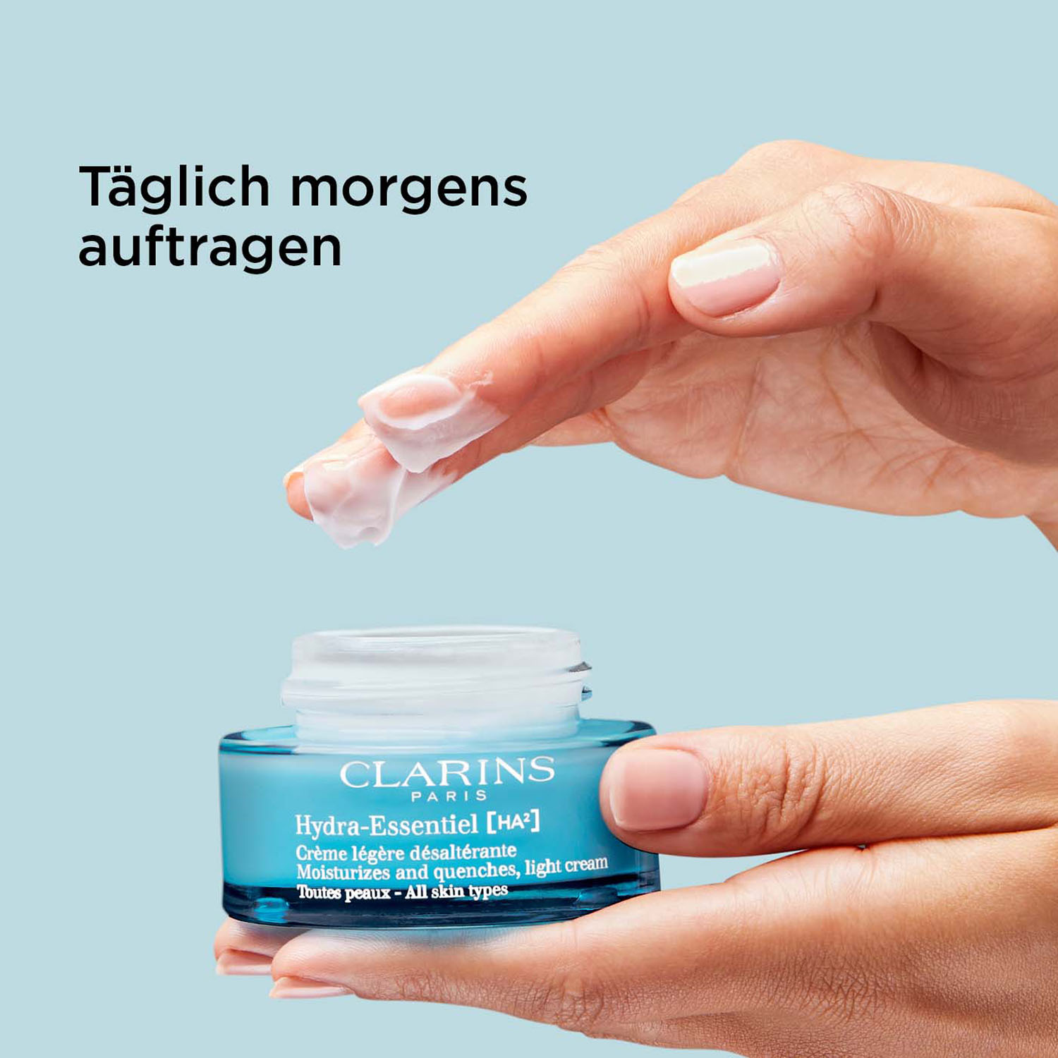 CLARINS Hydra-Essentiel [HA²] Crème Légère Désaltérant - Toutes Peaux 50ml