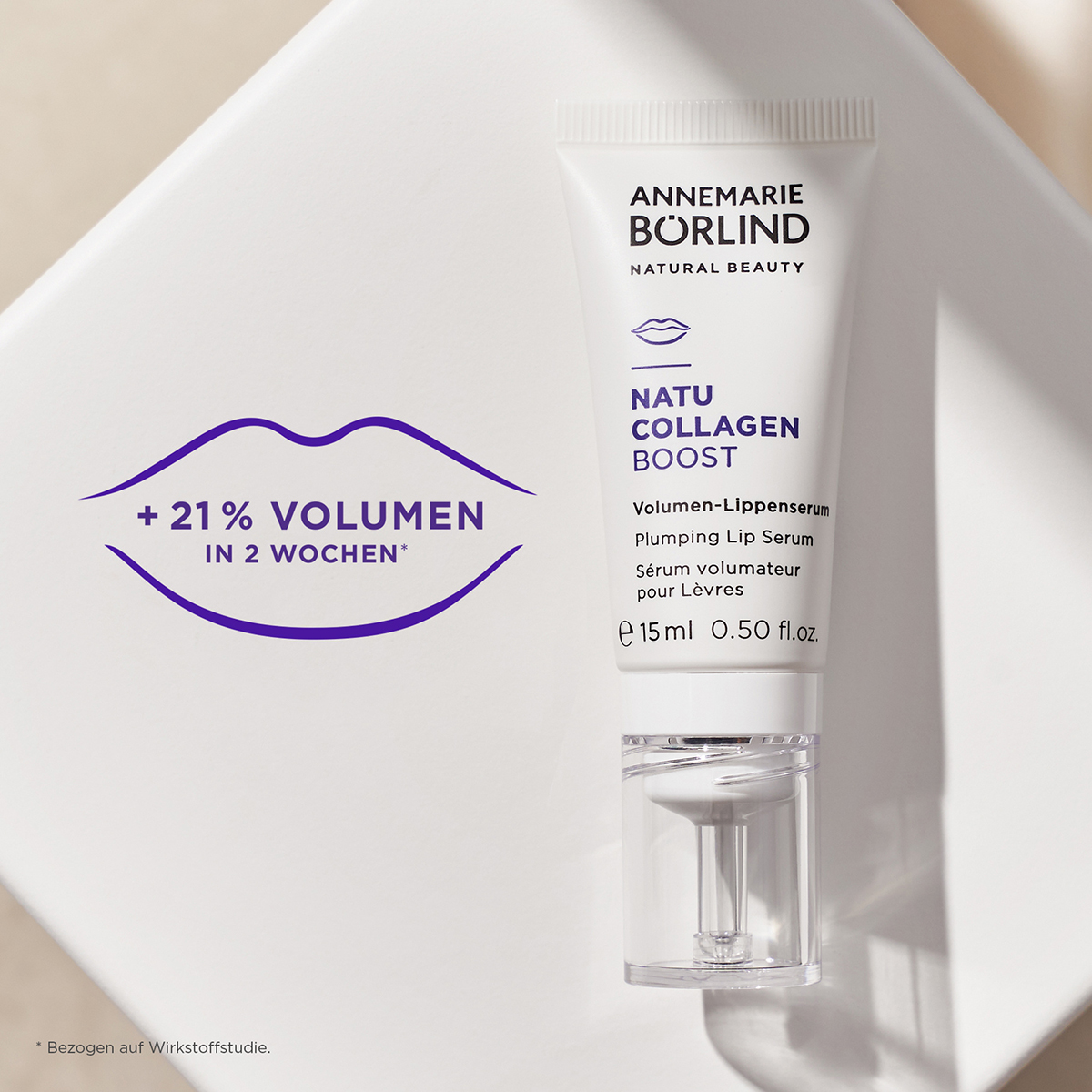 ANNEMARIE BÖRLIND NATUCOLLAGEN BOOST Volumen-Lippenserum 15ml