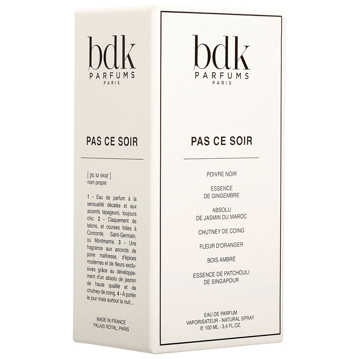 bdk Parfums Pas ce Soir Eau de Parfum Spray 100ml