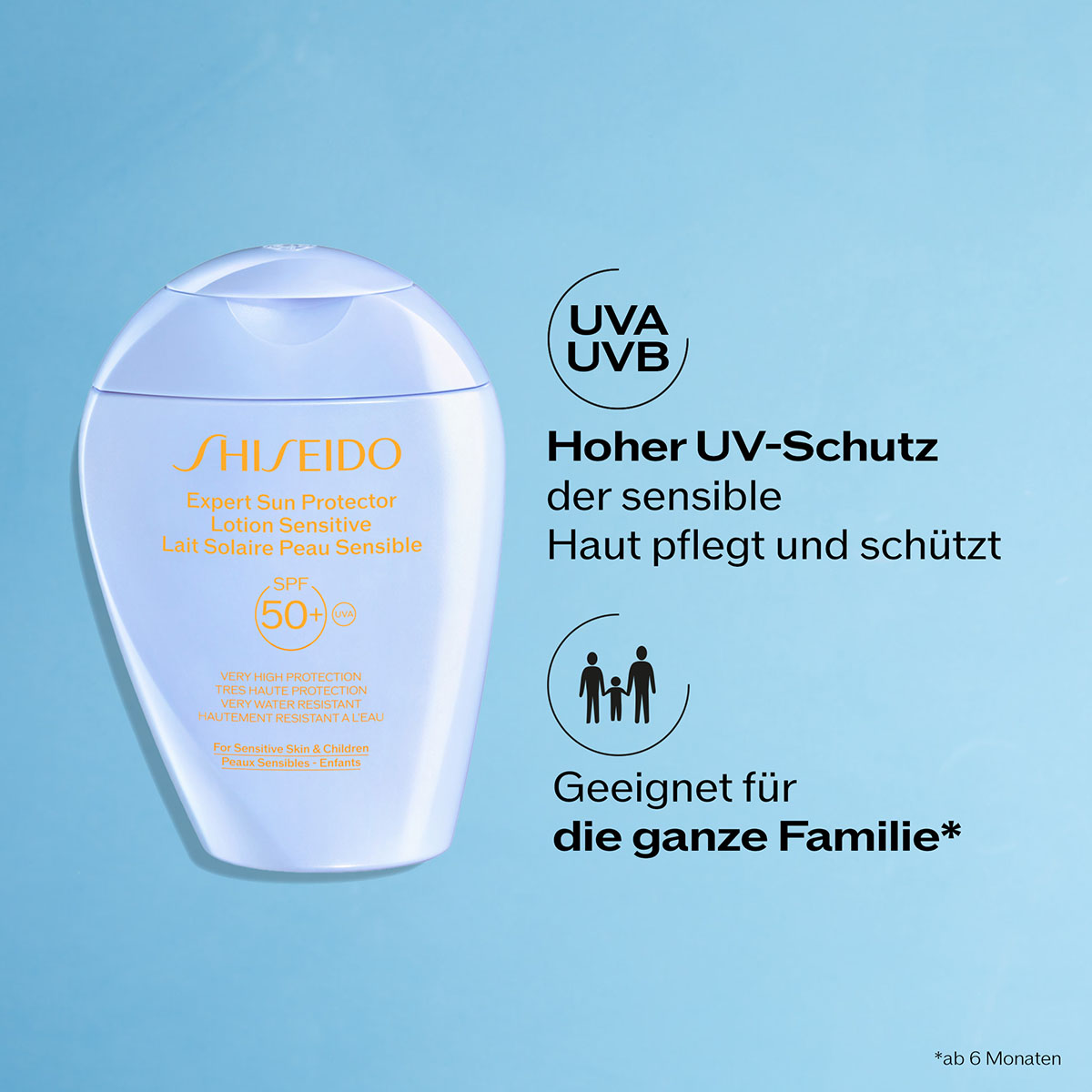 Shiseido Expert Sun Protector Lotion Sensitive SPF50+ 150ml