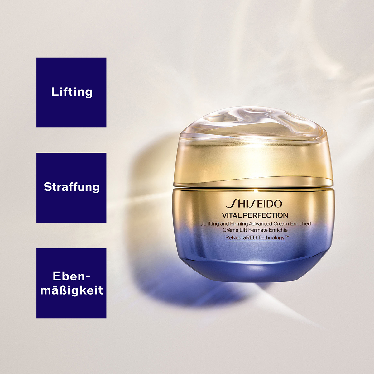 Shiseido Vital Perfection Uplifting and Firming Advanced Cream Enriched Refill 50ml