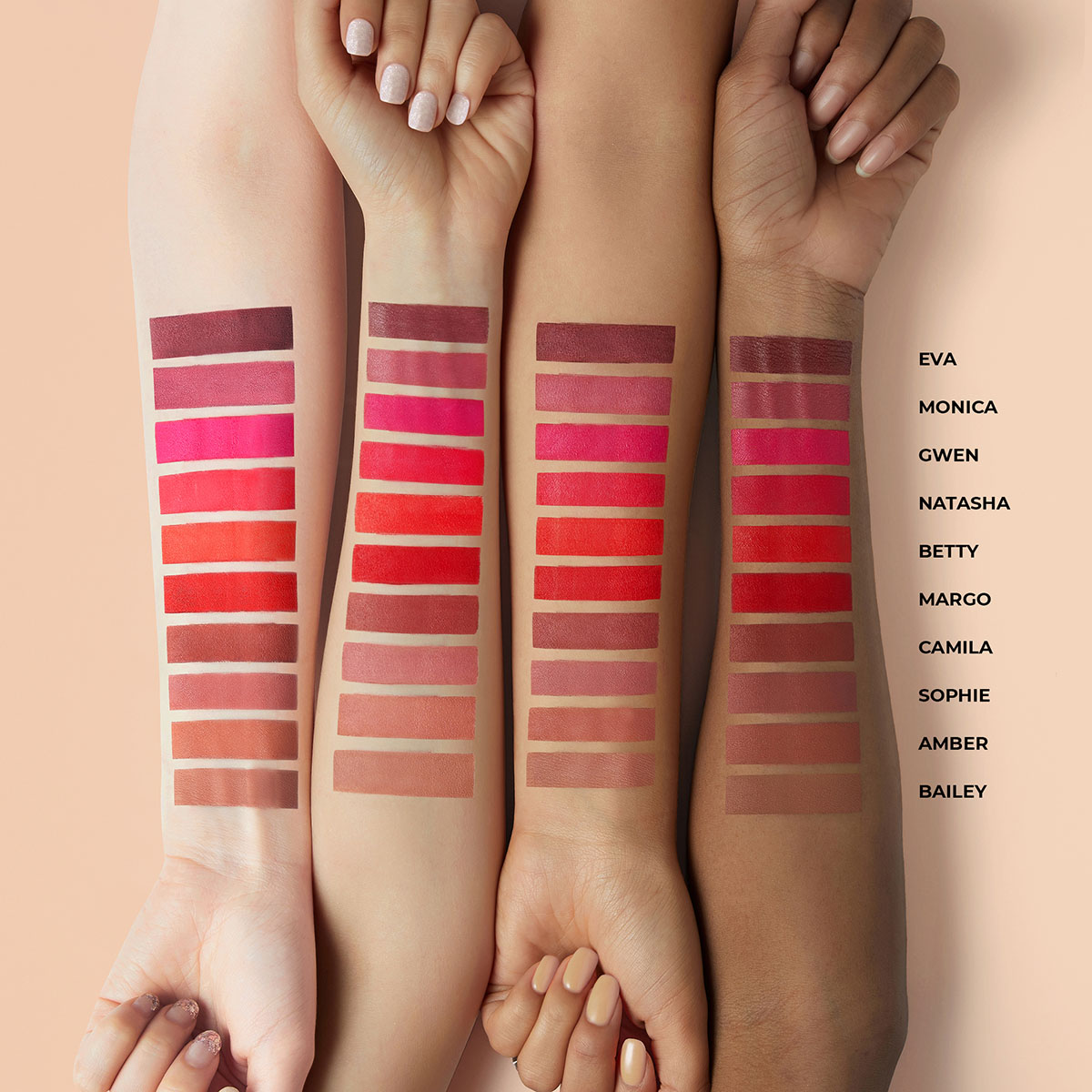 DEAR DAHLIA Lip Paradise Effortless Matte Lipstick 3,5g - M106 Betty