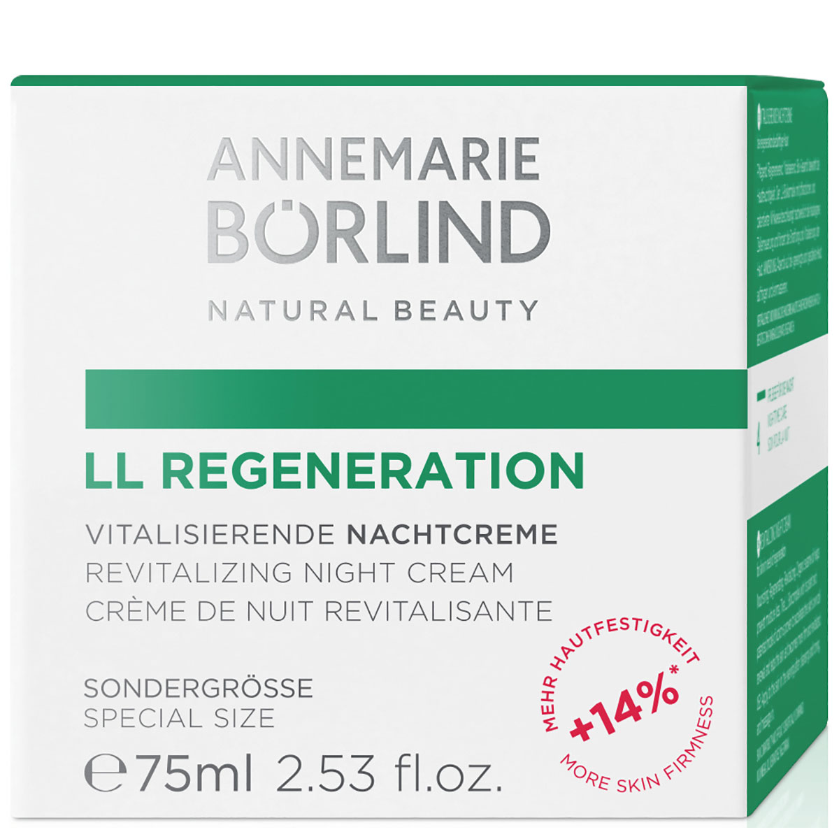 ANNEMARIE BÖRLIND LL REGENERATION Vitalisierende Nachtcreme 75ml Sondergröße