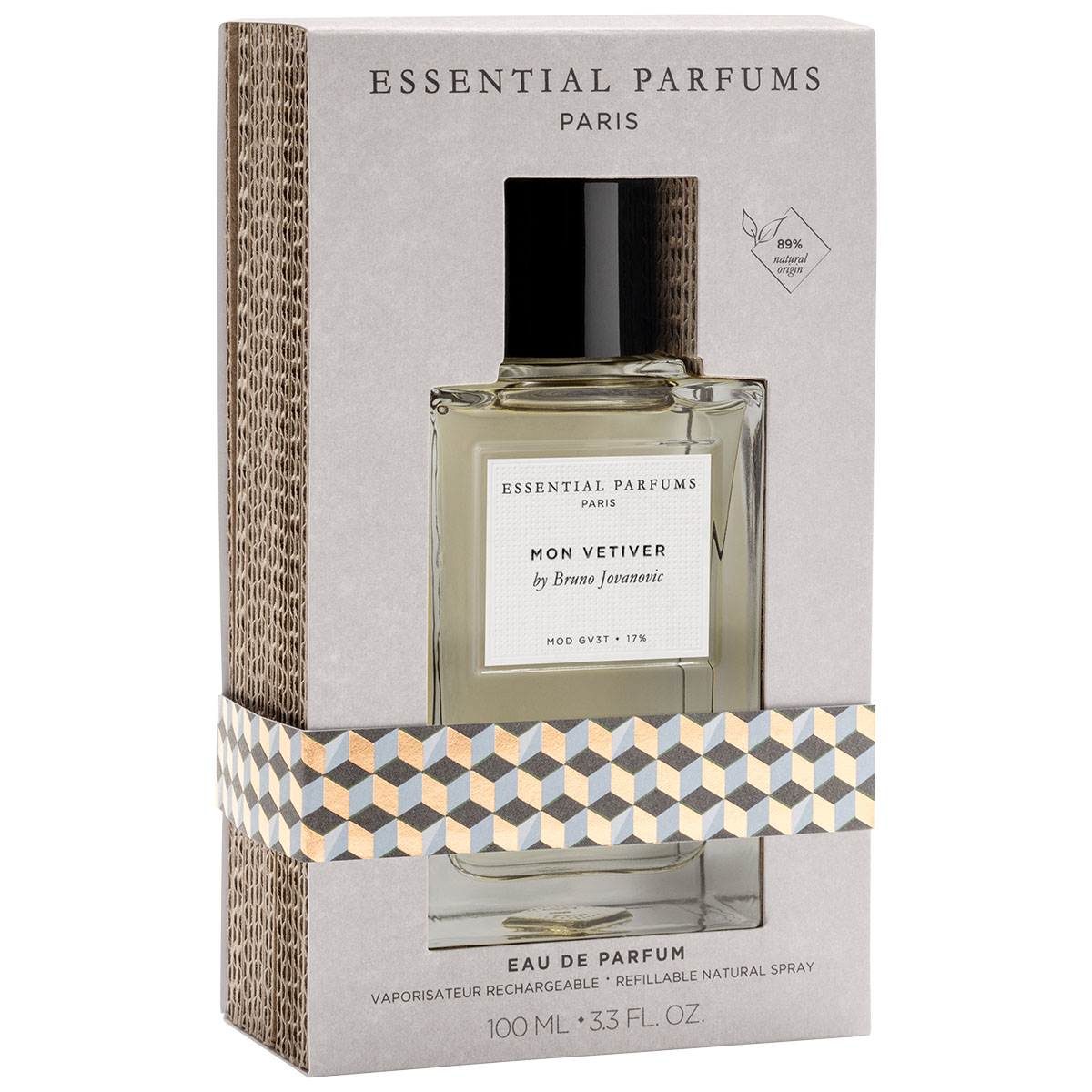 ESSENTIAL PARFUMS Mon Vetiver by Bruno Jovanovic Eau de Parfum Spray 100ml