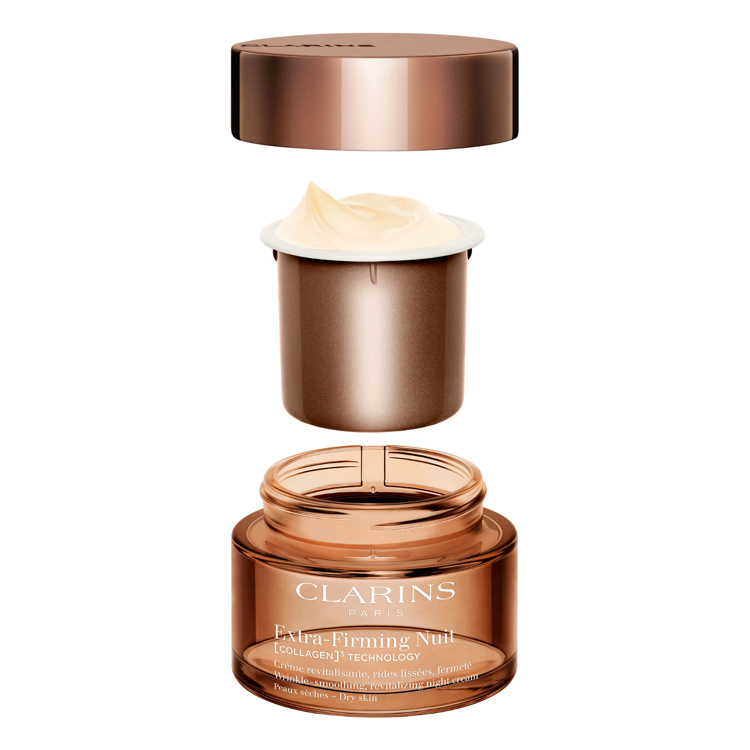 CLARINS Extra-Firming Nuit [Collagen]³ Technology Peaux Sèches 50ml