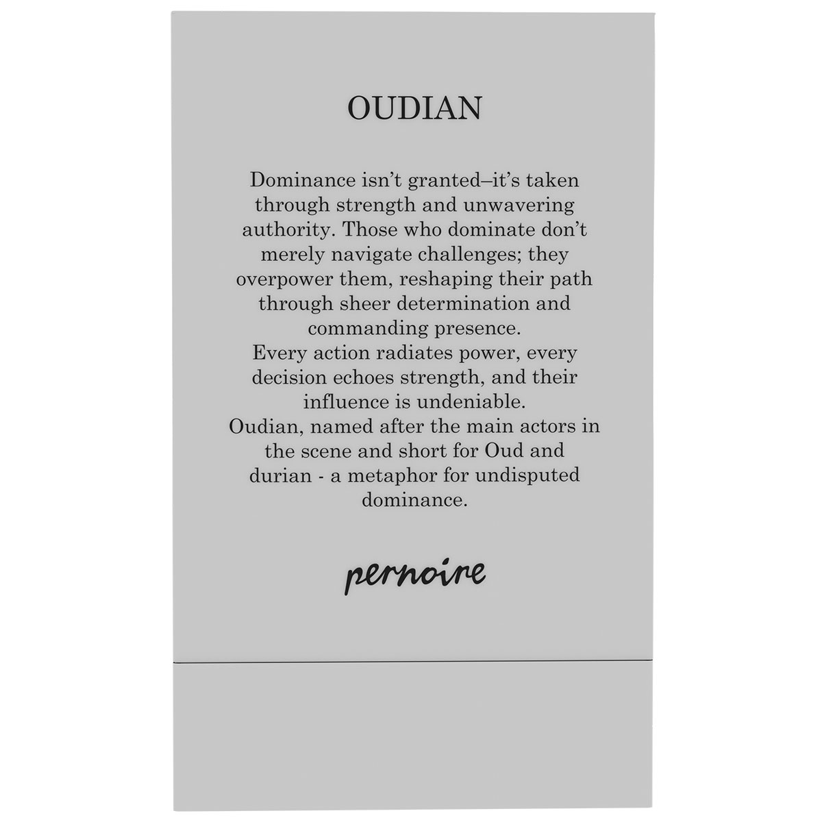 pernoire Oudian Extrait de Parfum Spray 50ml