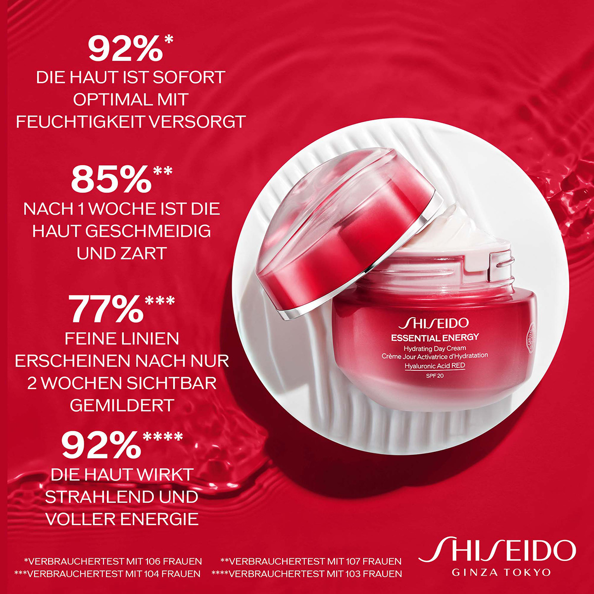 Shiseido Essential Energy Hydrating Cream Refill 50ml