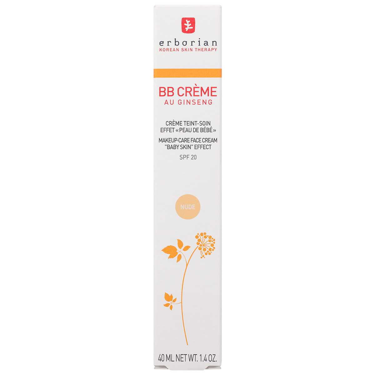 Erborian BB Creme Au Ginseng SPF 20 40ml - Nude
