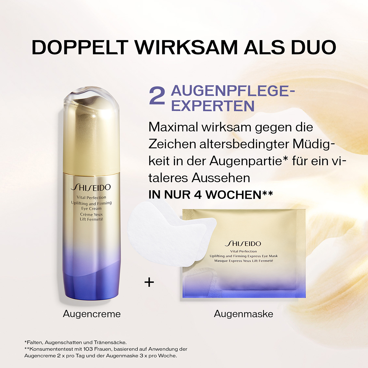 Shiseido Vital Perfection Uplifting & Firming Eye Mask 12 Stück