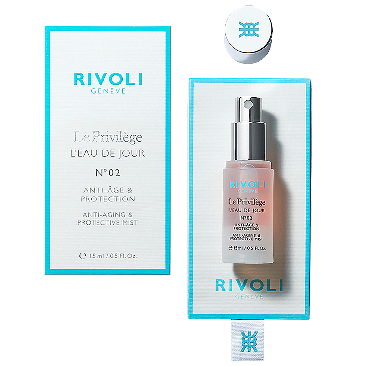 RIVOLI L'Eau de Jour N°02 Anti-Âge & Protection 15ml