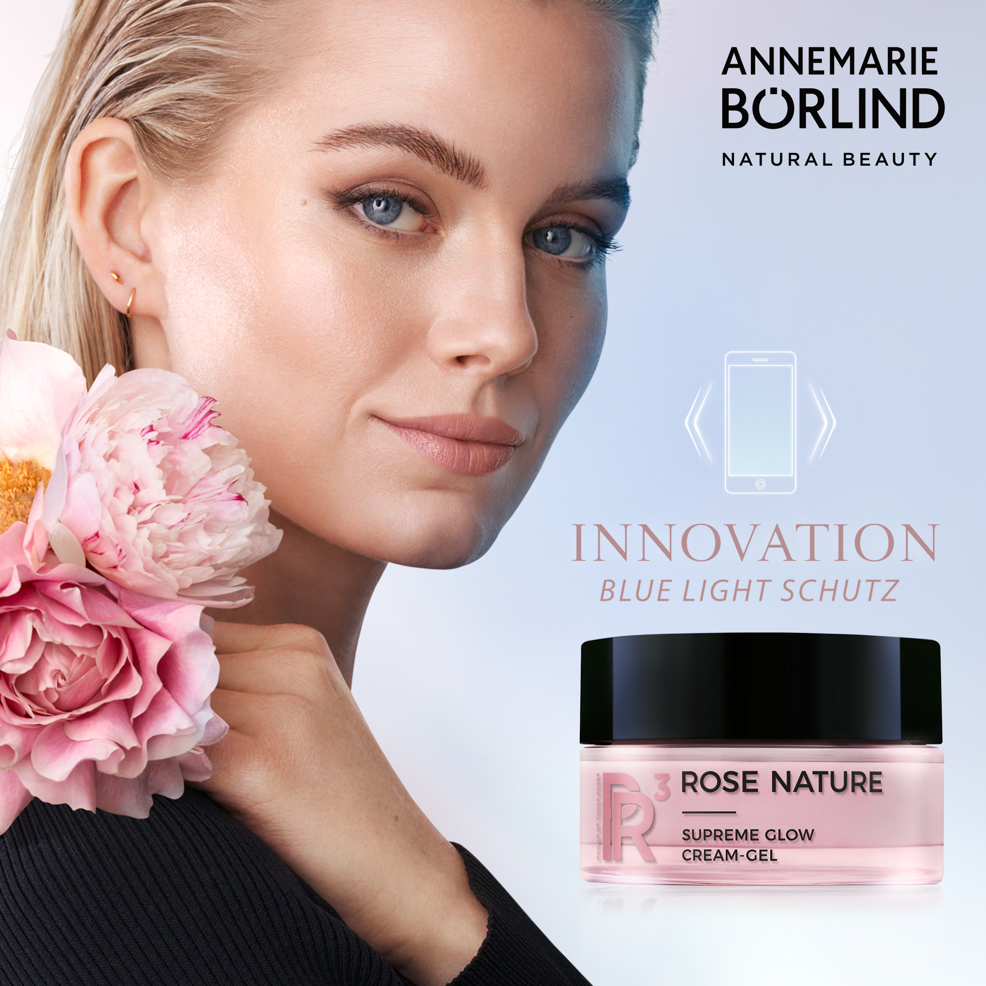 ANNEMARIE BÖRLIND ROSE NATURE Supreme Glow Cream Gel 50ml