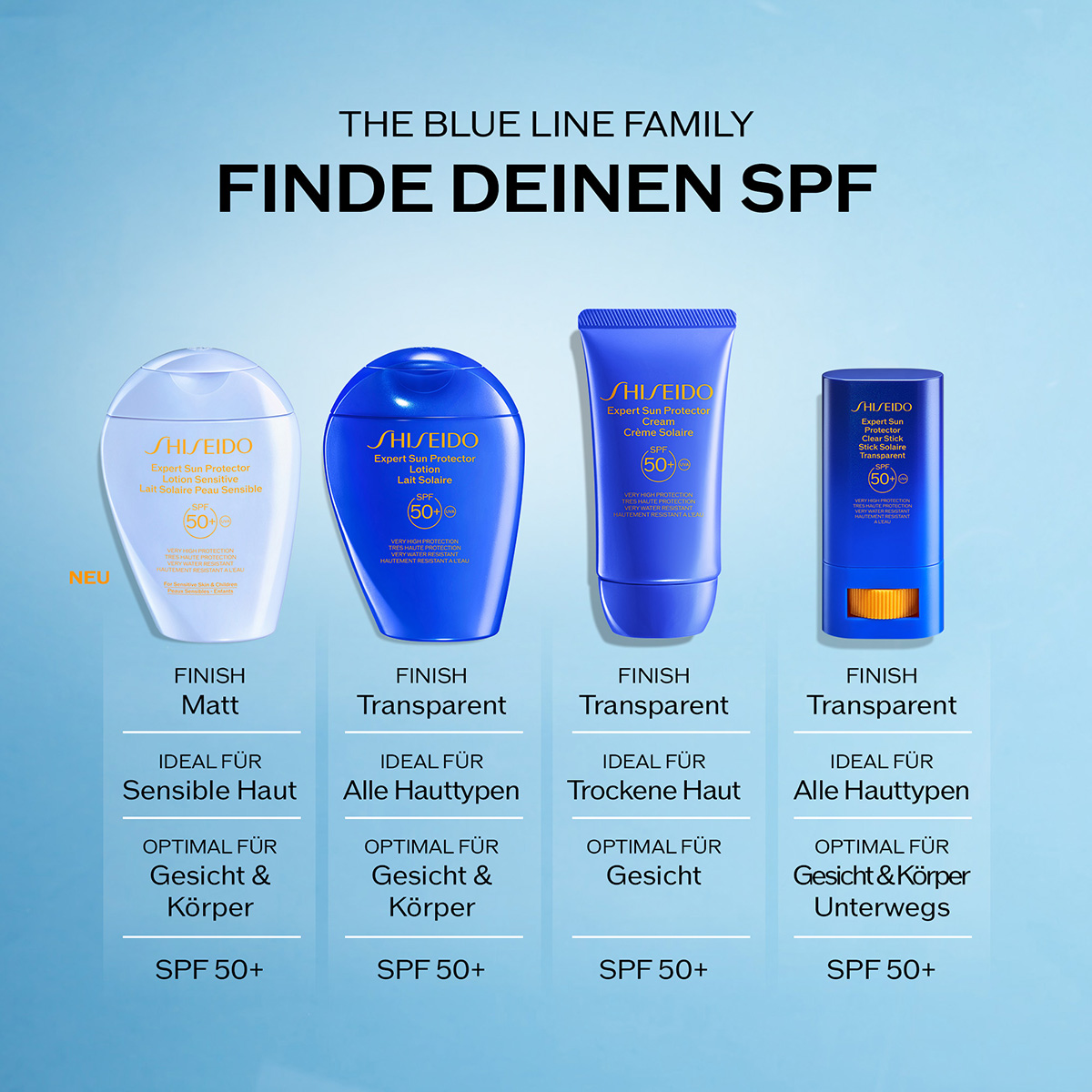 Shiseido Expert Sun Protector Lotion Sensitive SPF50+ 150ml