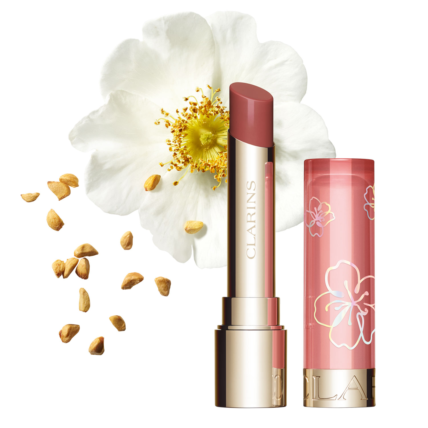 CLARINS Sakura Lip Oil Balm 2,9g - 07 Petal Nude