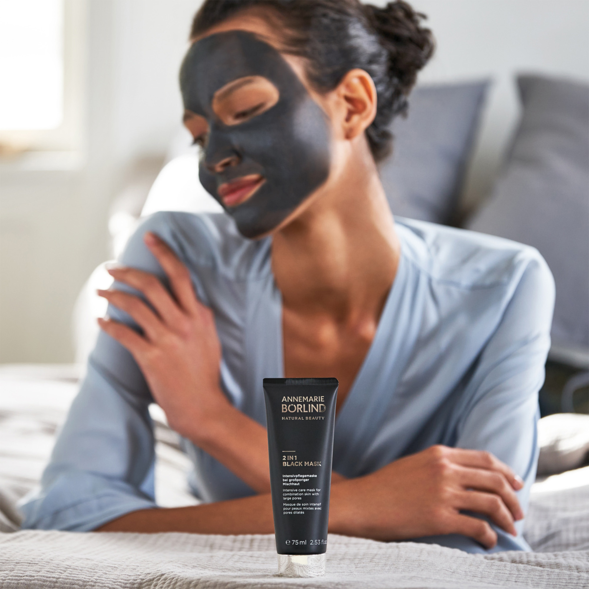 ANNEMARIE BÖRLIND 2 In 1 Black Mask 75ml