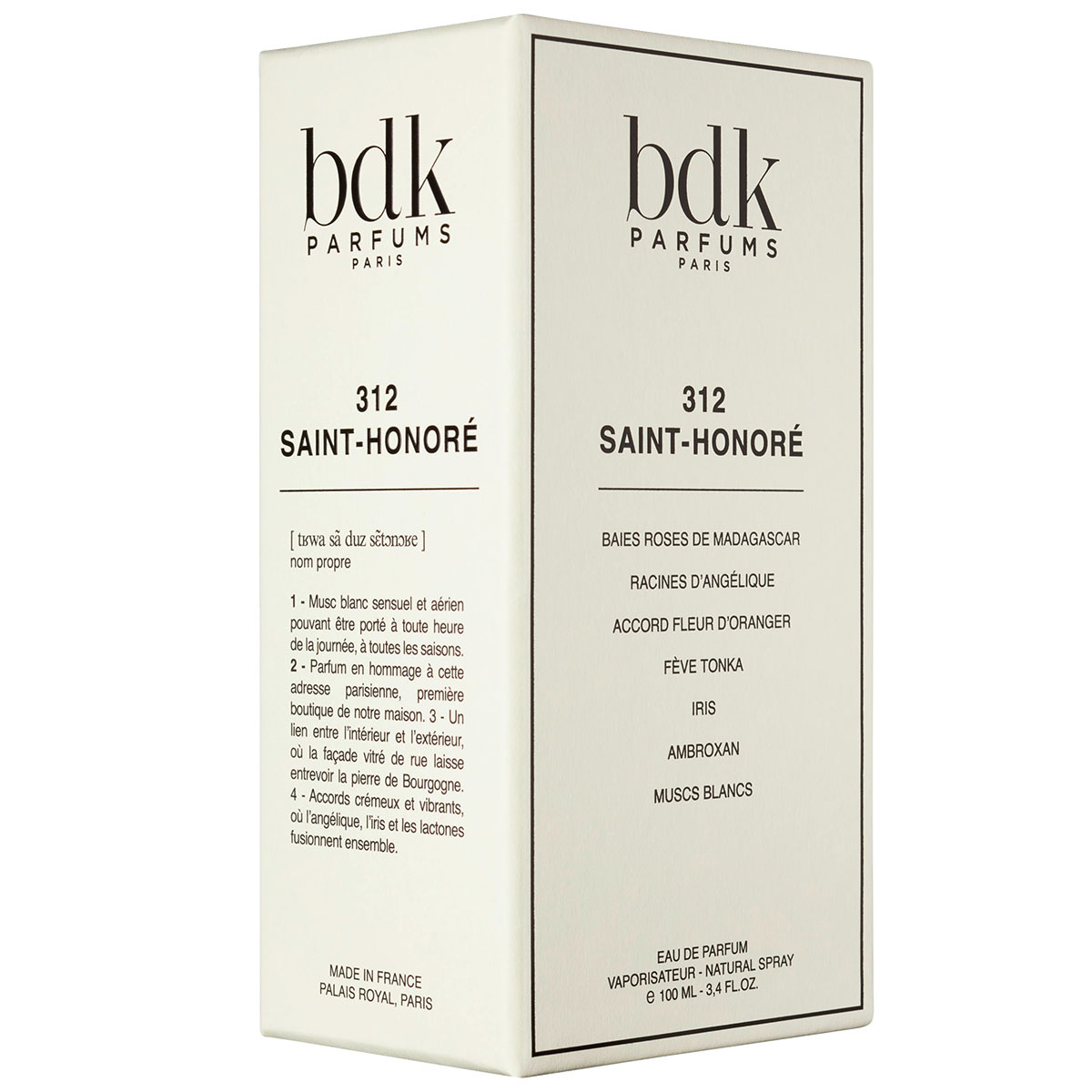 bdk Parfums 312 Saint-Honoré Eau de Parfum Spray 100ml