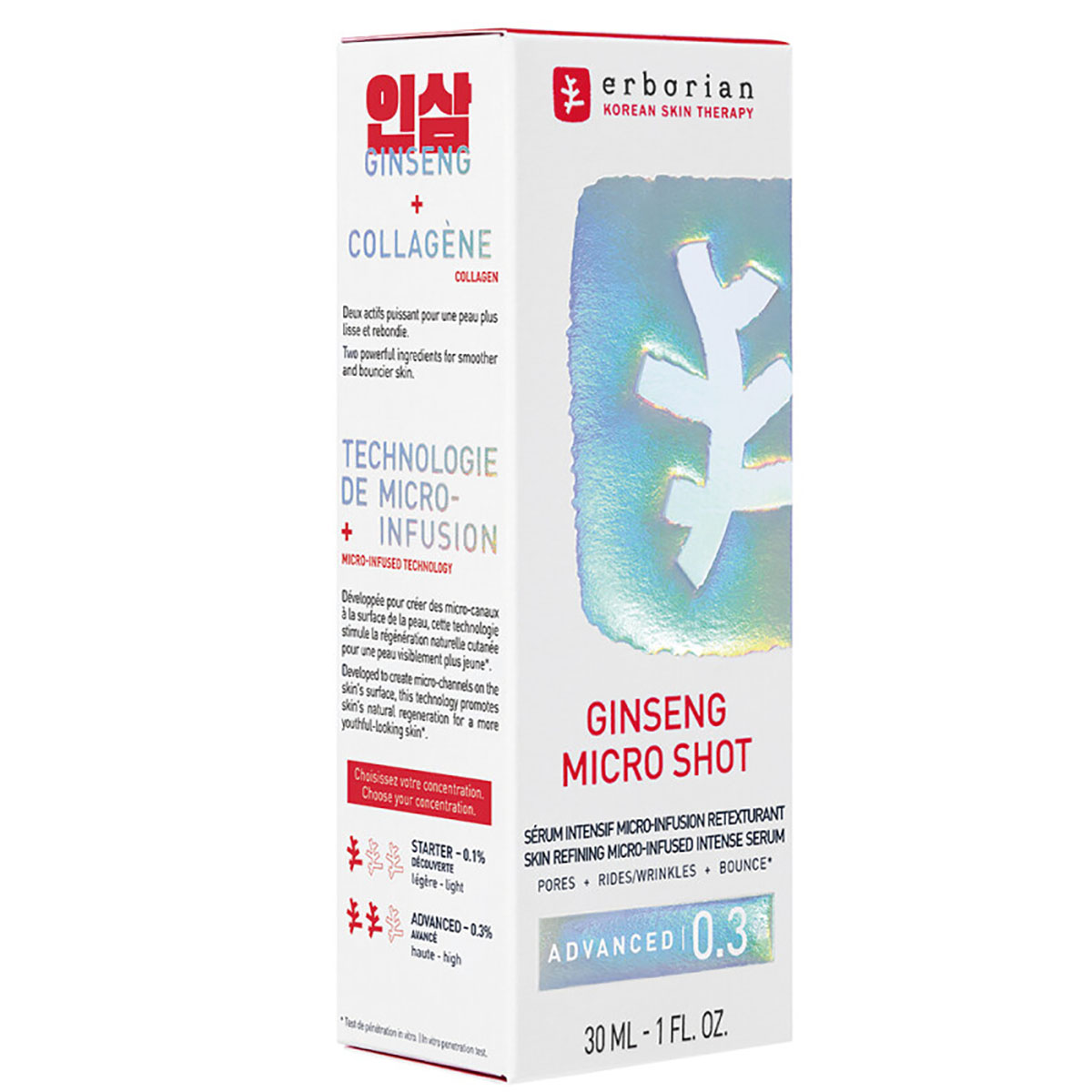 Erborian Ginseng Micro Shot - Advanced 0,3% 30ml