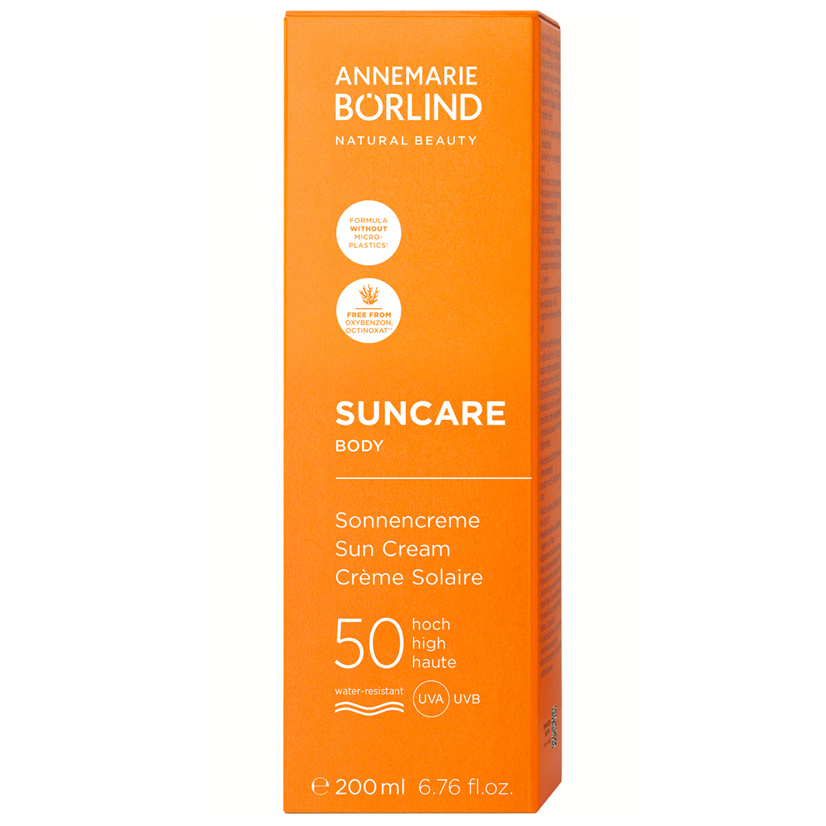 ANNEMARIE BÖRLIND SUNCARE BODY Sonnencreme LSF50 200ml