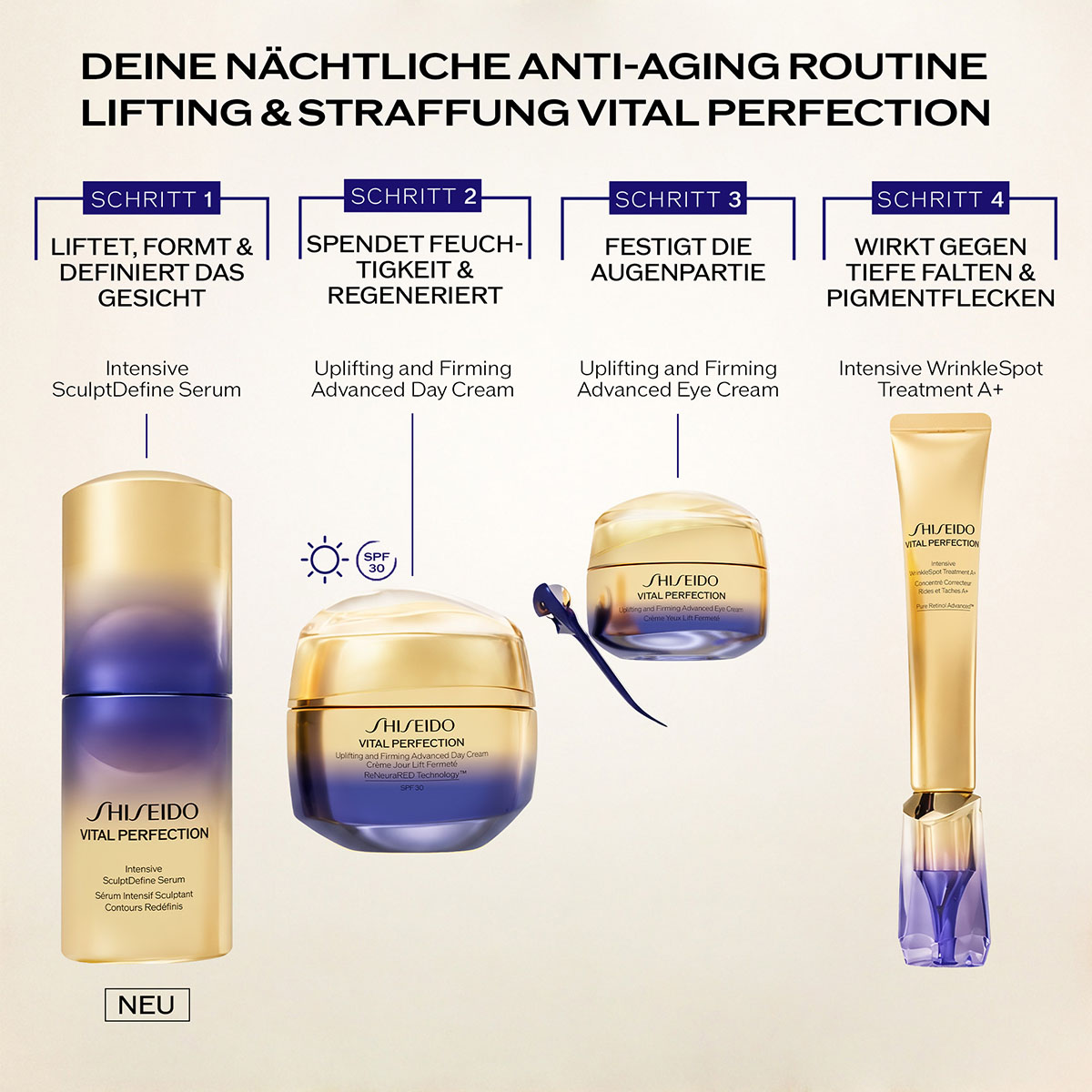 Shiseido Vital Perfection Intensive SculptDefine Serum 40ml