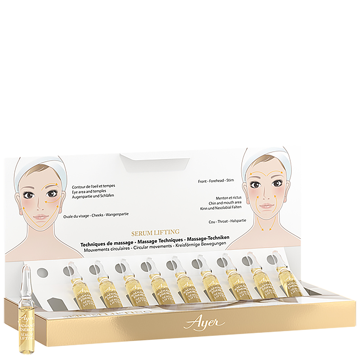 Ayer Radiance Énergie Lifting Serum 10 Ampullen