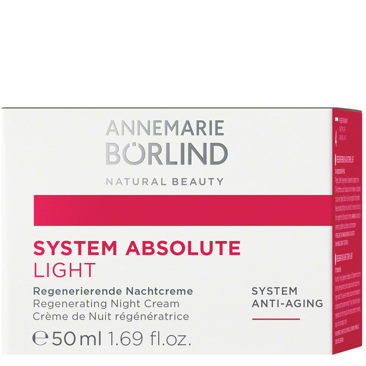 ANNEMARIE BÖRLIND SYSTEM ABSOLUTE Regenerierende Nachtcreme Light 50ml