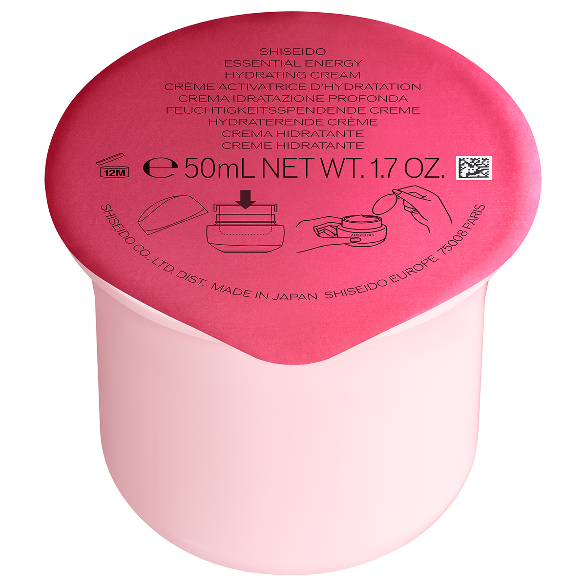 Shiseido Essential Energy Hydrating Cream Refill 50ml