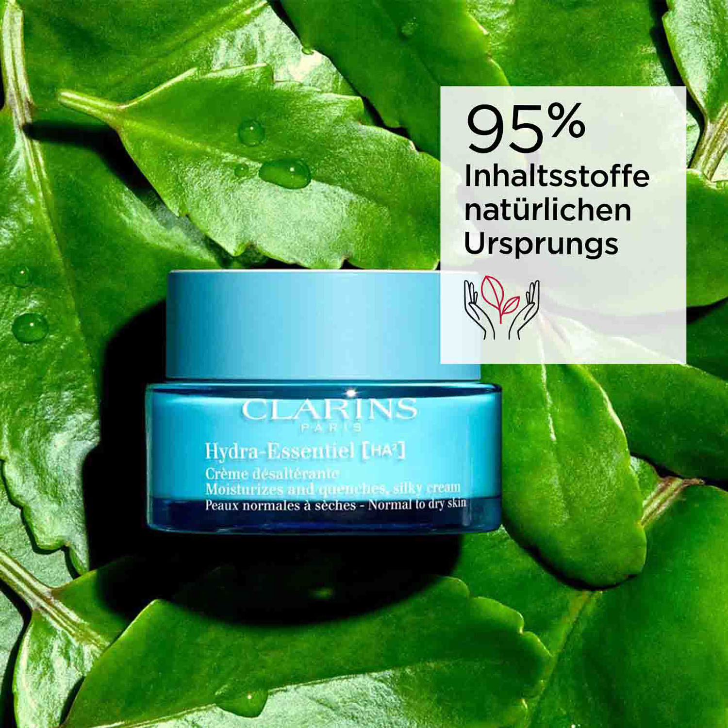 CLARINS Hydra-Essentiel [HA²] Crème Désaltérant - Peaux Normales à Séches 50ml