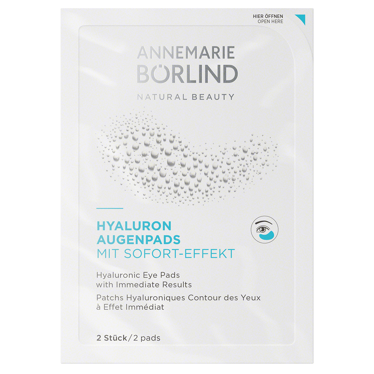 ANNEMARIE BÖRLIND Hyaluron Augenpads 6x2 Stück